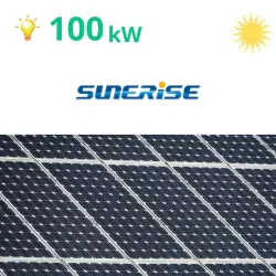 Солнечная электростанция Sunerise JC585 - 100 кВт - сетевая