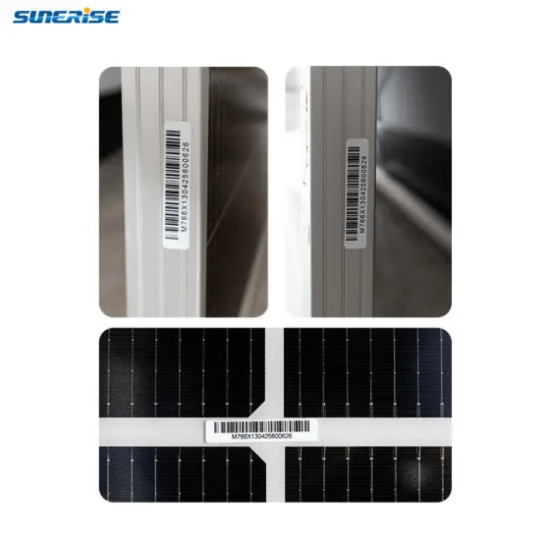 Сонячна панель Sunerise 630 Вт JC615-132-210R-DG N-тип TOPCon Bifacial (Двостороння)