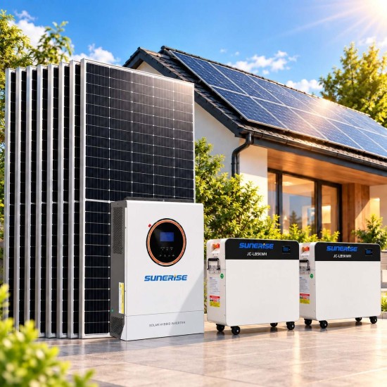 Гібридна електростанція Sunerise 6 кВт JC600–144М–5kWh (2 од.)