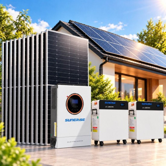 Гібридна електростанція Sunerise 11 кВт JC600–144М–5kWh (2 од.)