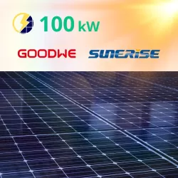 Солнечная электростанция - 100 кВт - сетевая  JC585 Sunerise